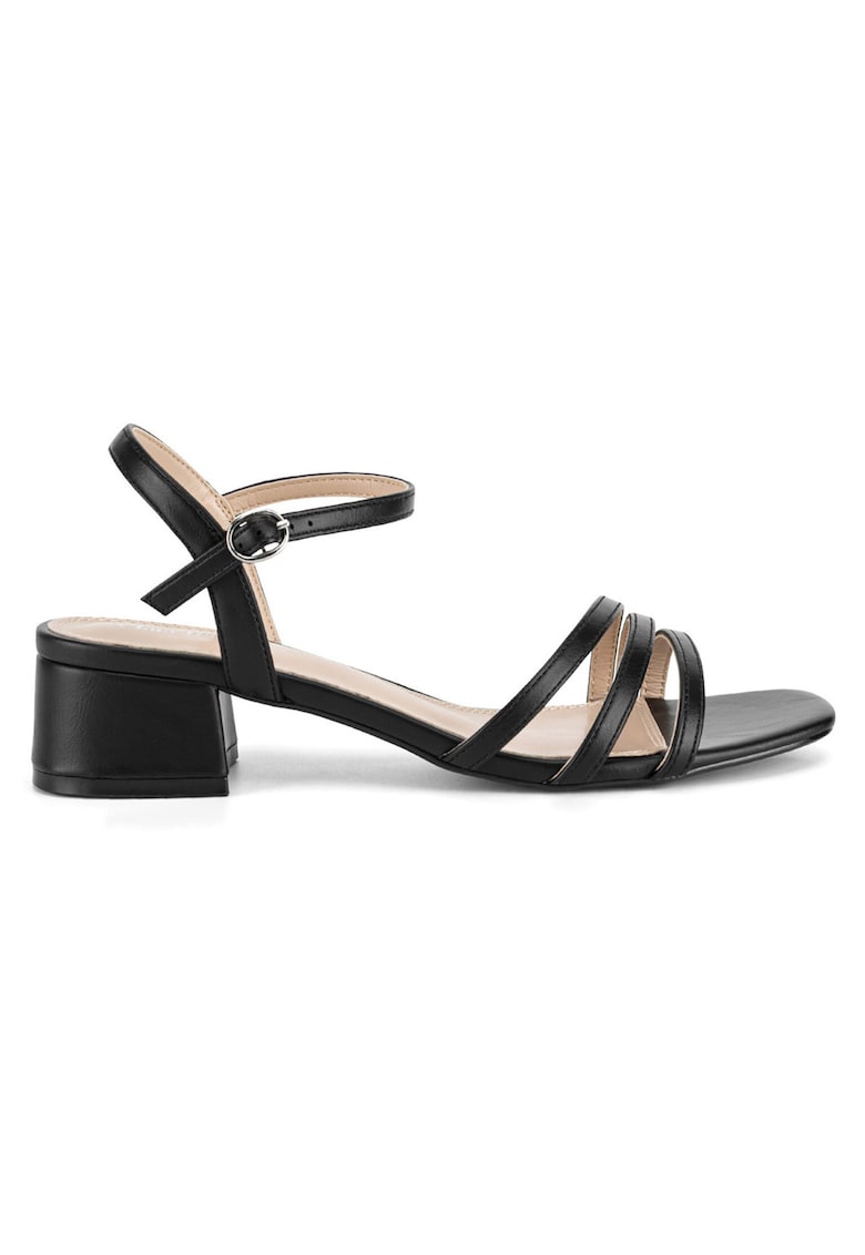 Sandale dama - negru - sintetic -