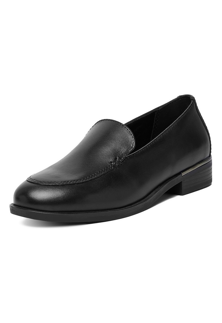 Mocasini dama - loafers - piele naturala - negru -