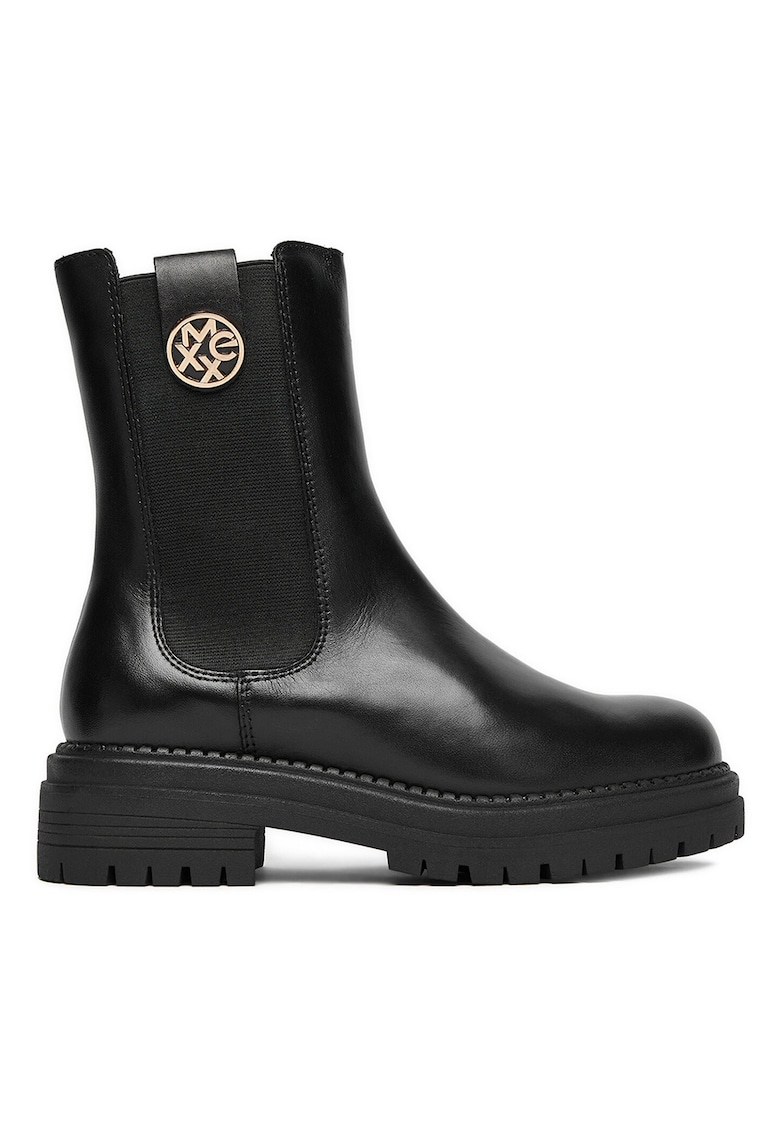 Botine pentru dama - piele naturala - negru