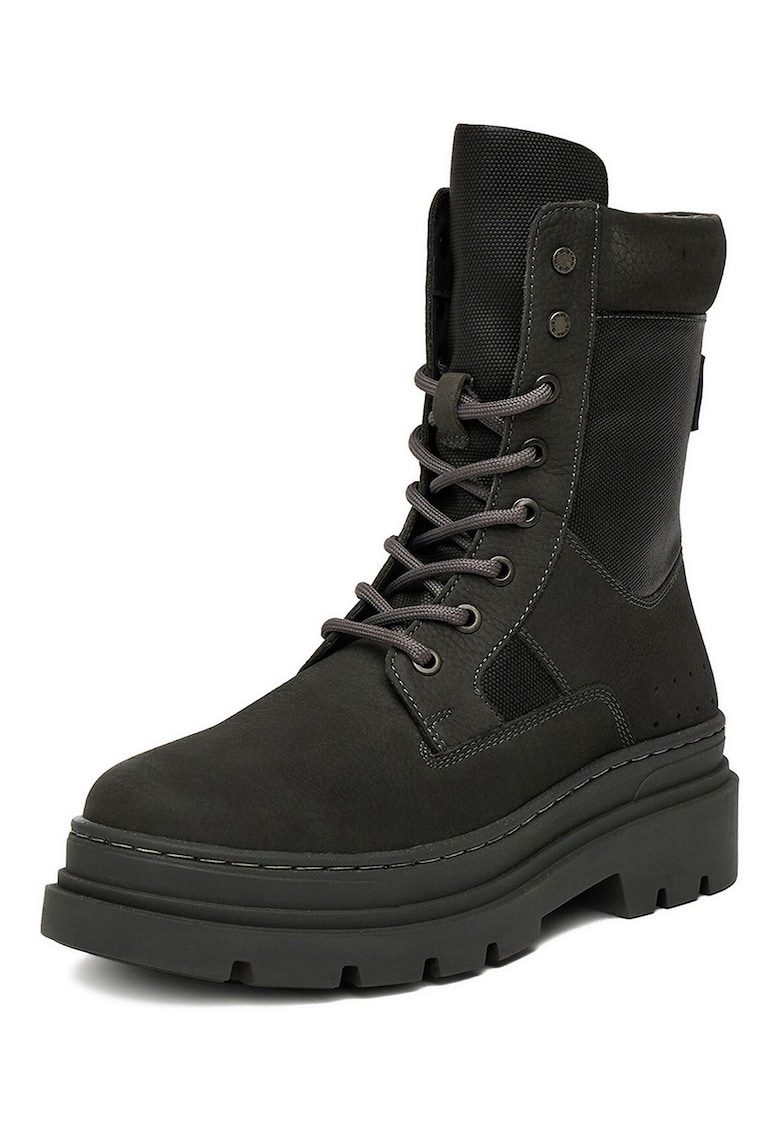 Ghete dama - G-Star Raw - piele naturala - cu fermoar - gri -