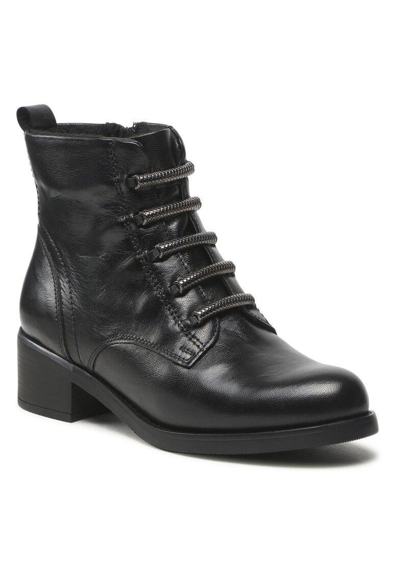 Pantofi dama - piele naturala - negru -