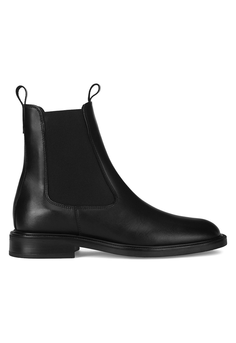 Botine femeie - piele naturala - negru -