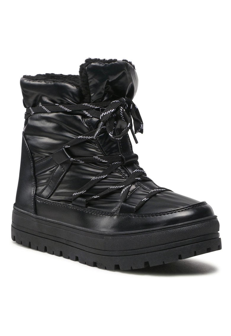 Pantofi dama - material textil - negru - 37 EU -