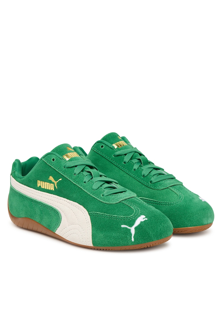 Tenisi unisex piele naturala - verde