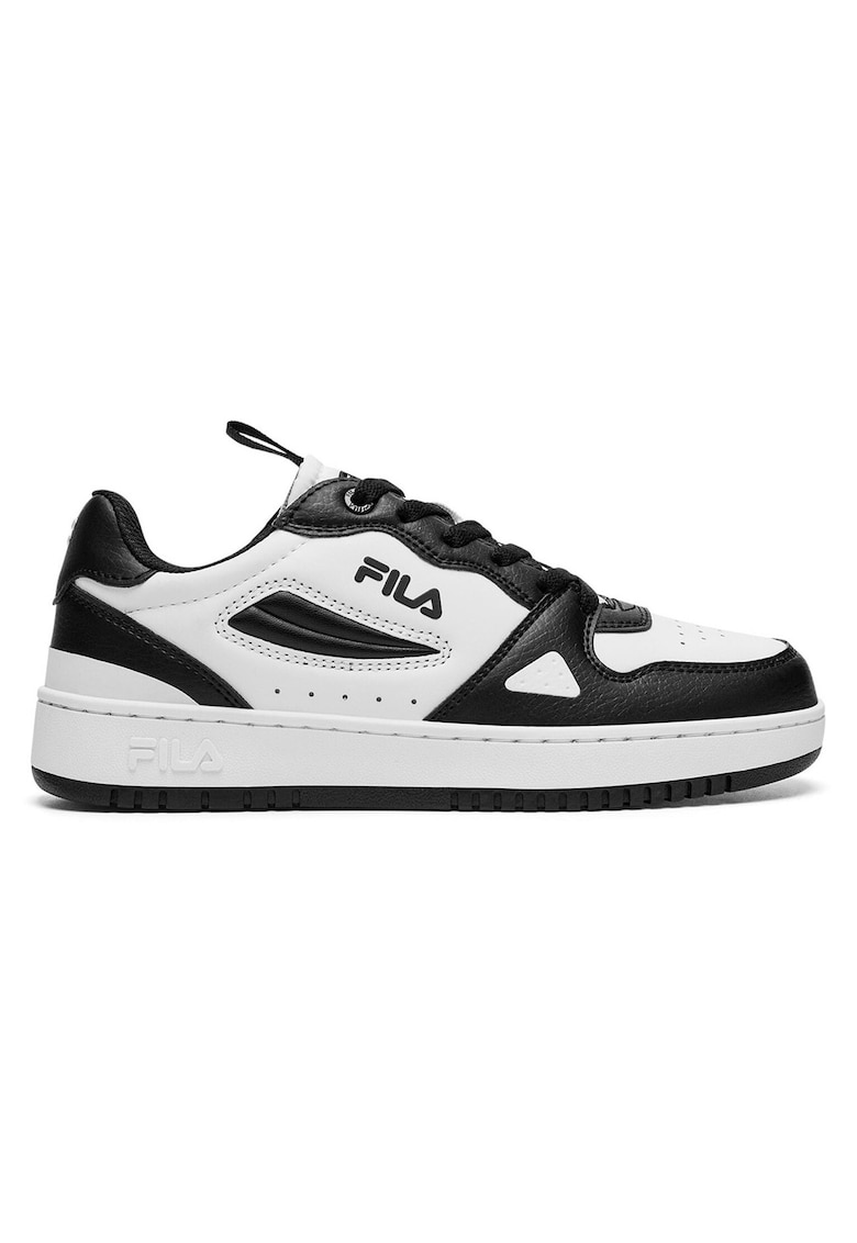 Pantofi sport copii - negru - material sintetic - inchidere cu sireturi -