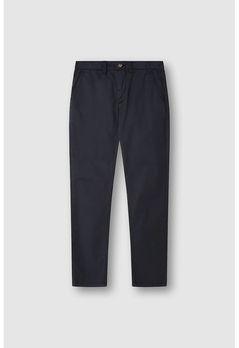 Pantaloni chino slim fit - Negru stins