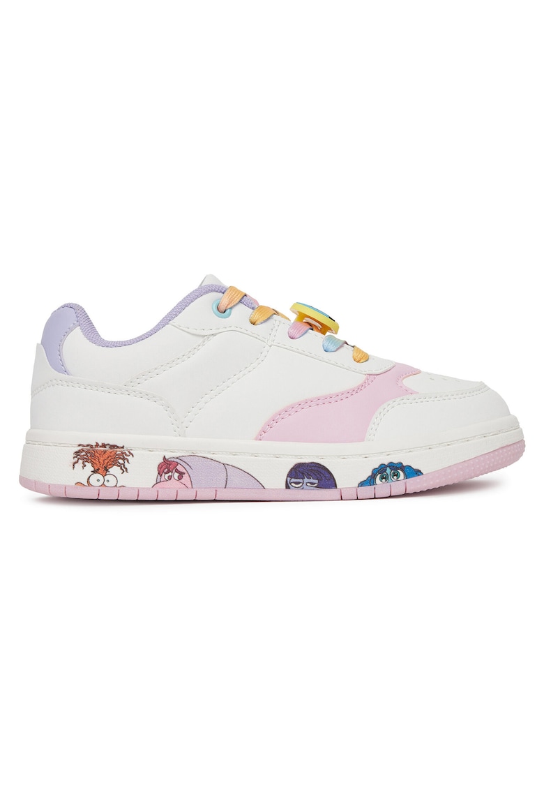 Pantofi sport 2 - piele ecologica - alb - pentru fete -
