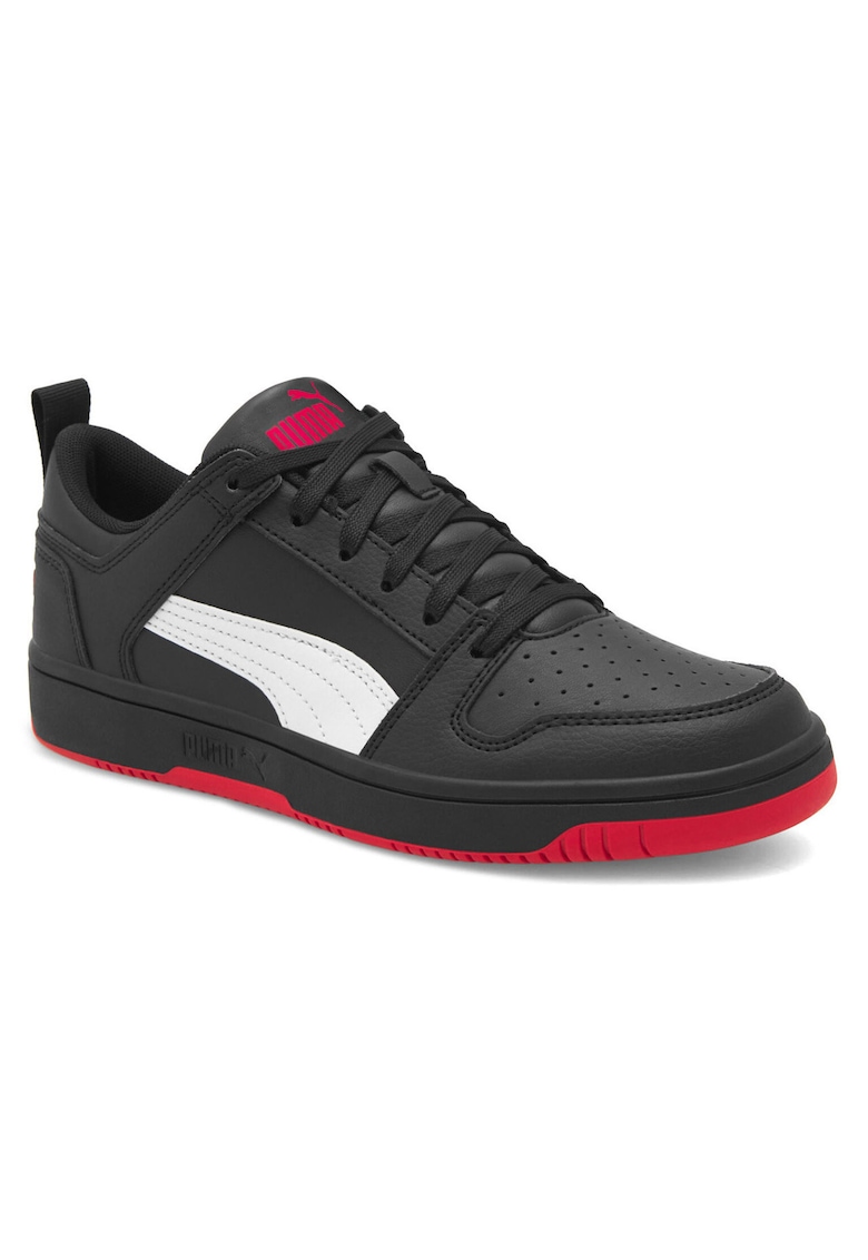 Pantofi sport copii - negru - material sintetic - talpa plata