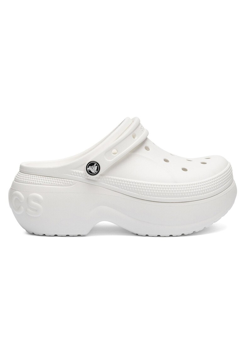 Saboti dama - flatform - alb - Alb