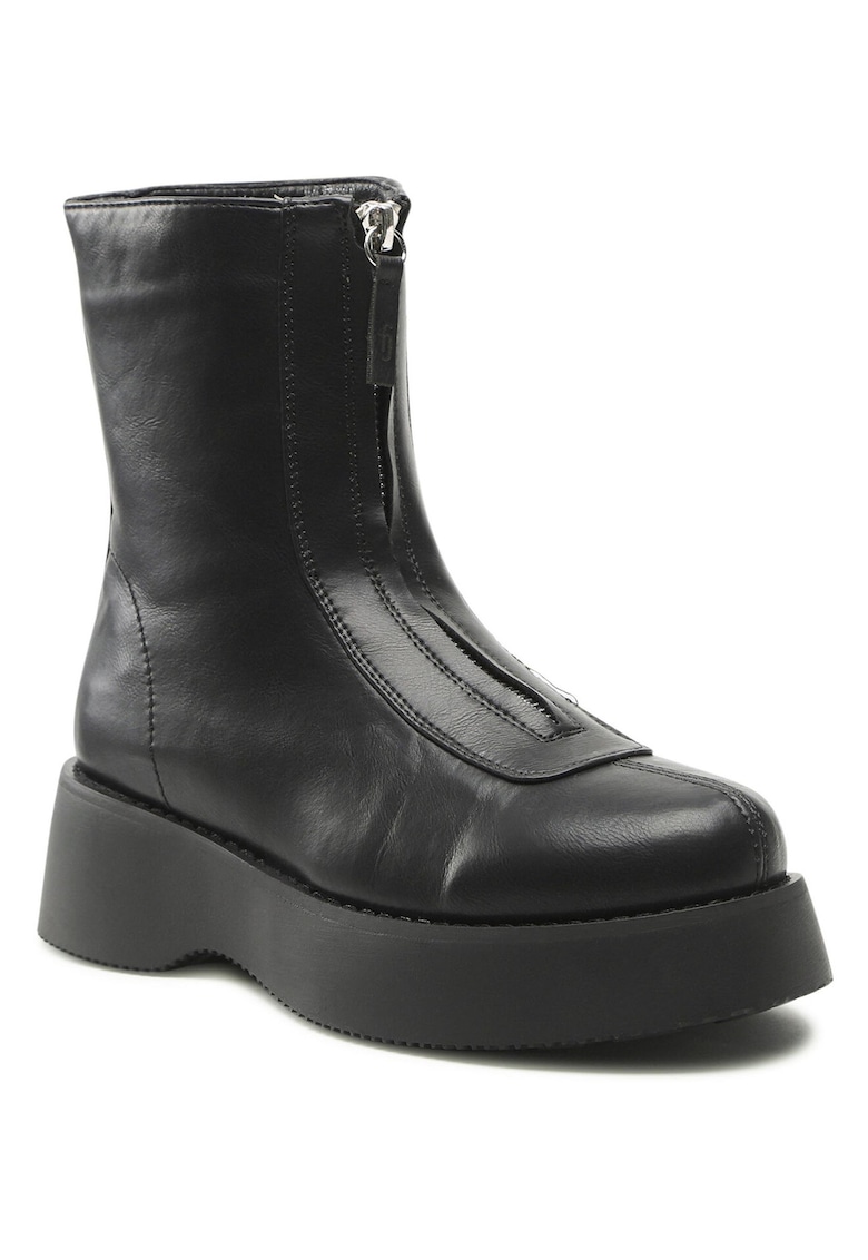 Ghete dama - piele ecologica - negru -
