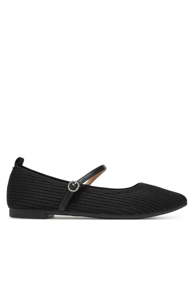 Balerini - Textil Negru