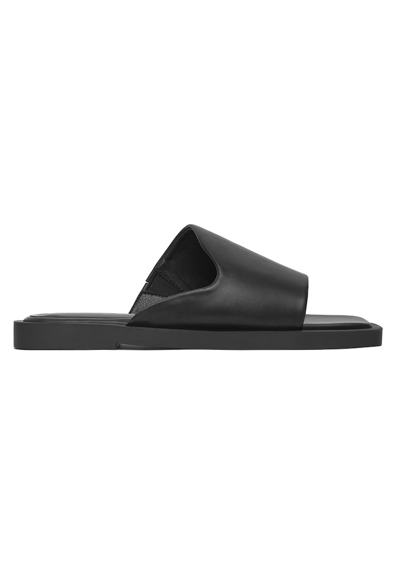Papuci dama - negru - din sintetic - confortabili