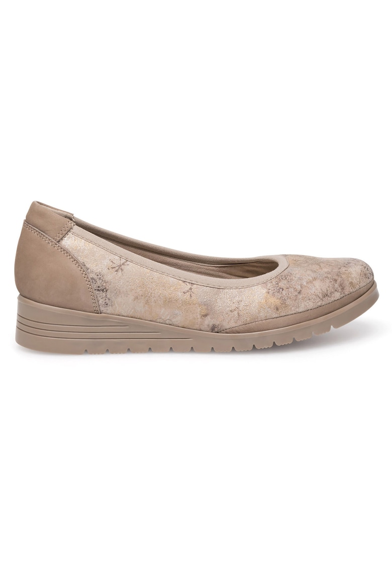 Balerini - Bej - Piele naturala -