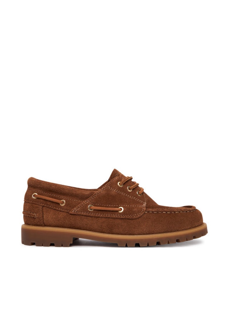 Mocasini dama - piele naturala - maro