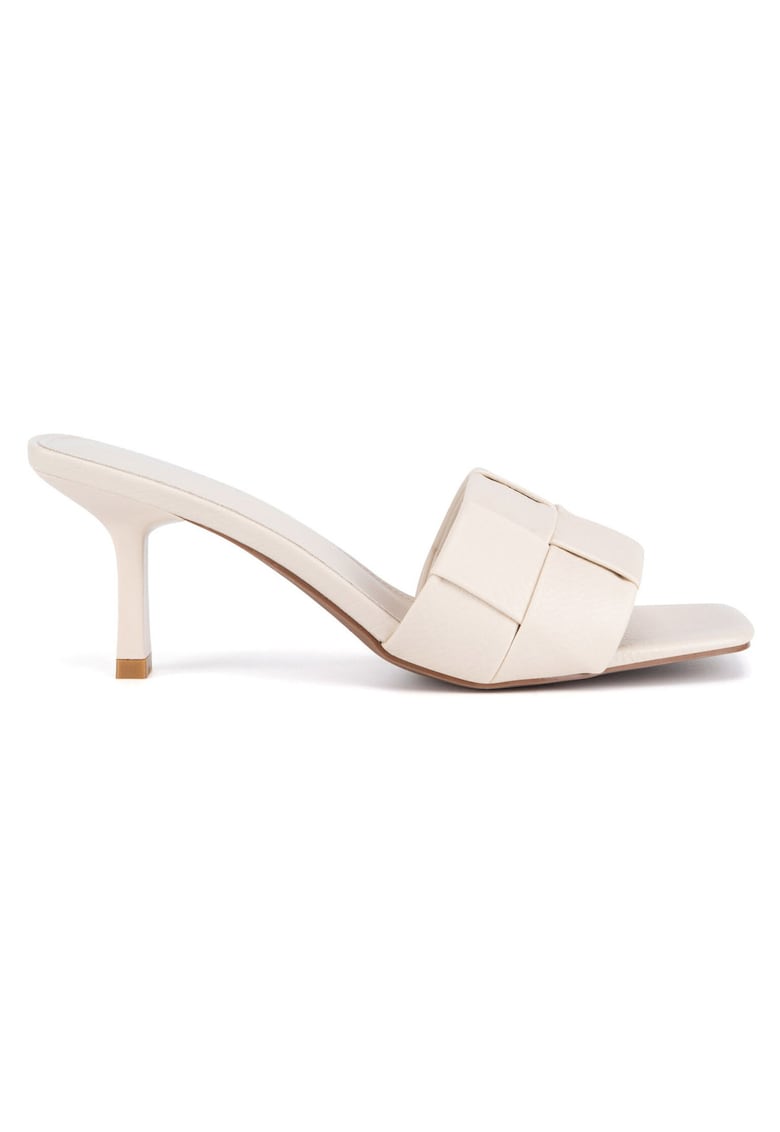 Pantofi dama - stiletto - bej deschis - sintetic