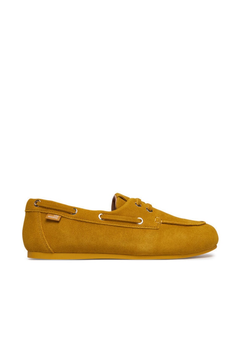 Mocasini dama - piele naturala - galben