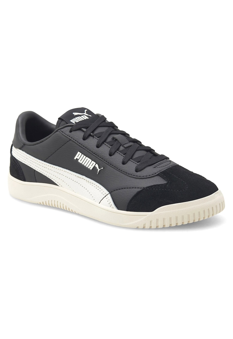Pantofi sport dama - piele naturala - negru - talpa plata -