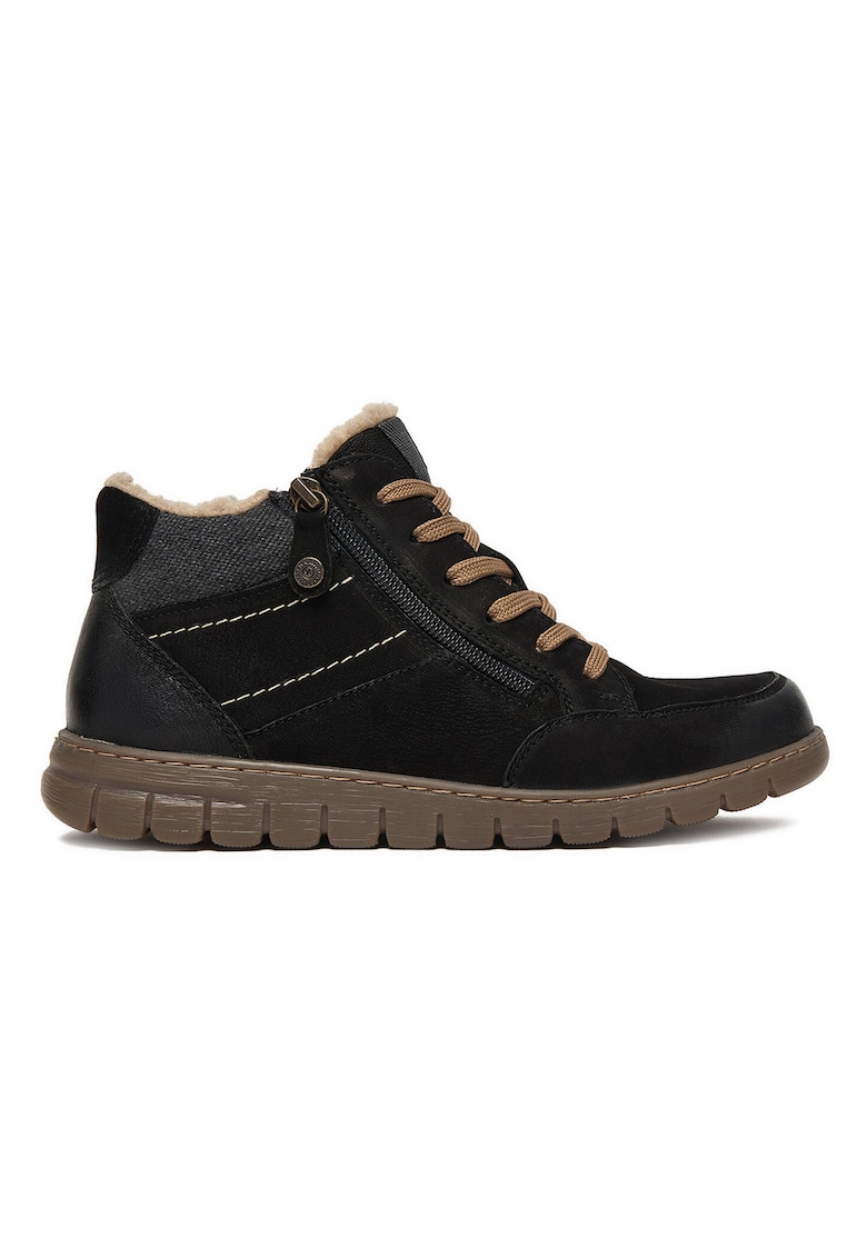 Pantofi dama - piele naturala - negru -