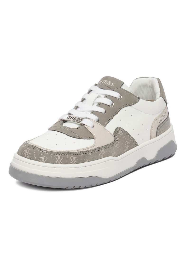 Pantofi sport copii - piele naturala - gri - confortabili