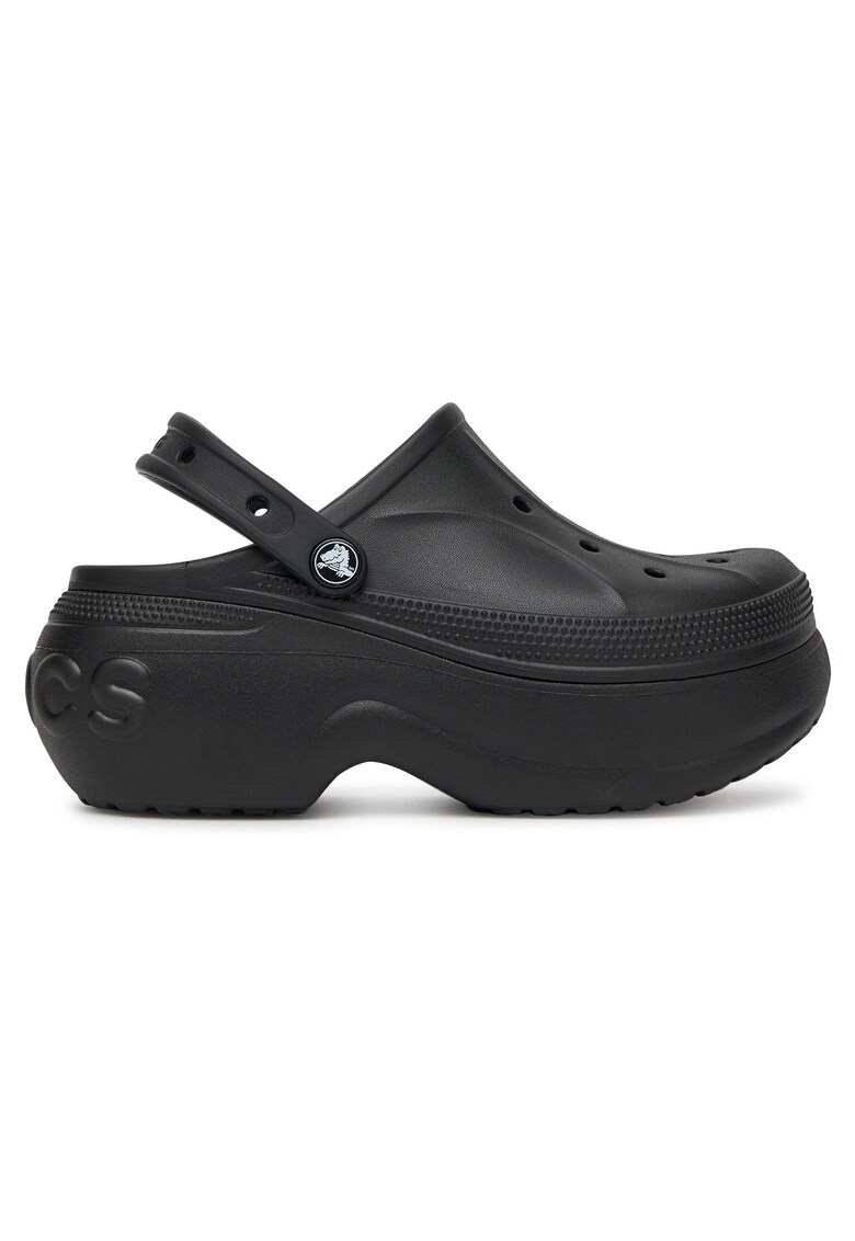 Saboti dama - flatform - negru - sintetic