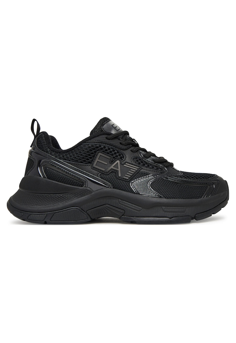Adidasi unisex - Emporio Armani - piele ecologica - negru -