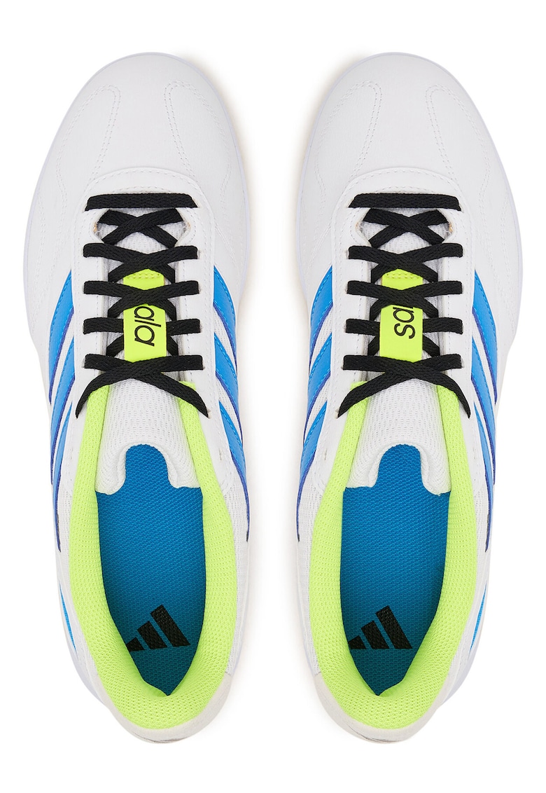 Ghete de fotbal barbat - textil - alb
