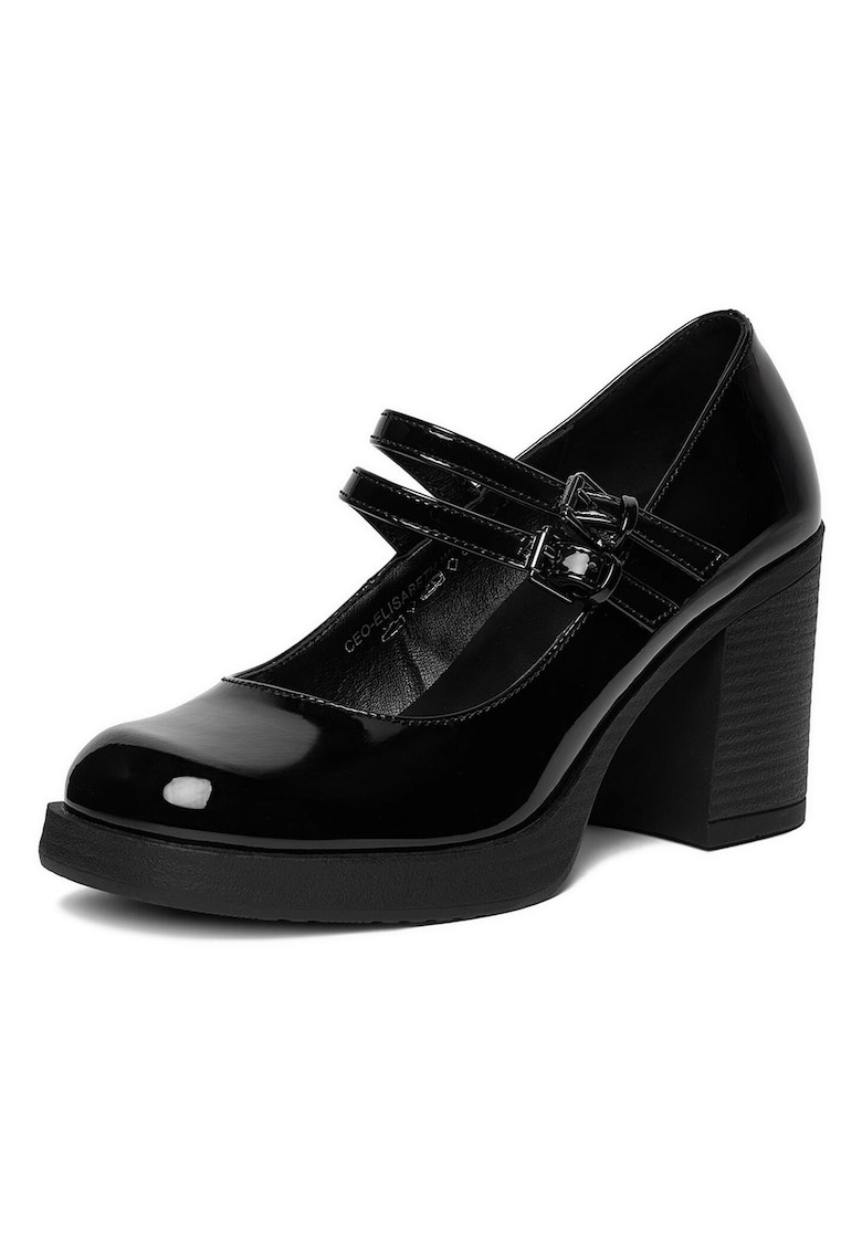 Pantofi dama - sintetic - negru