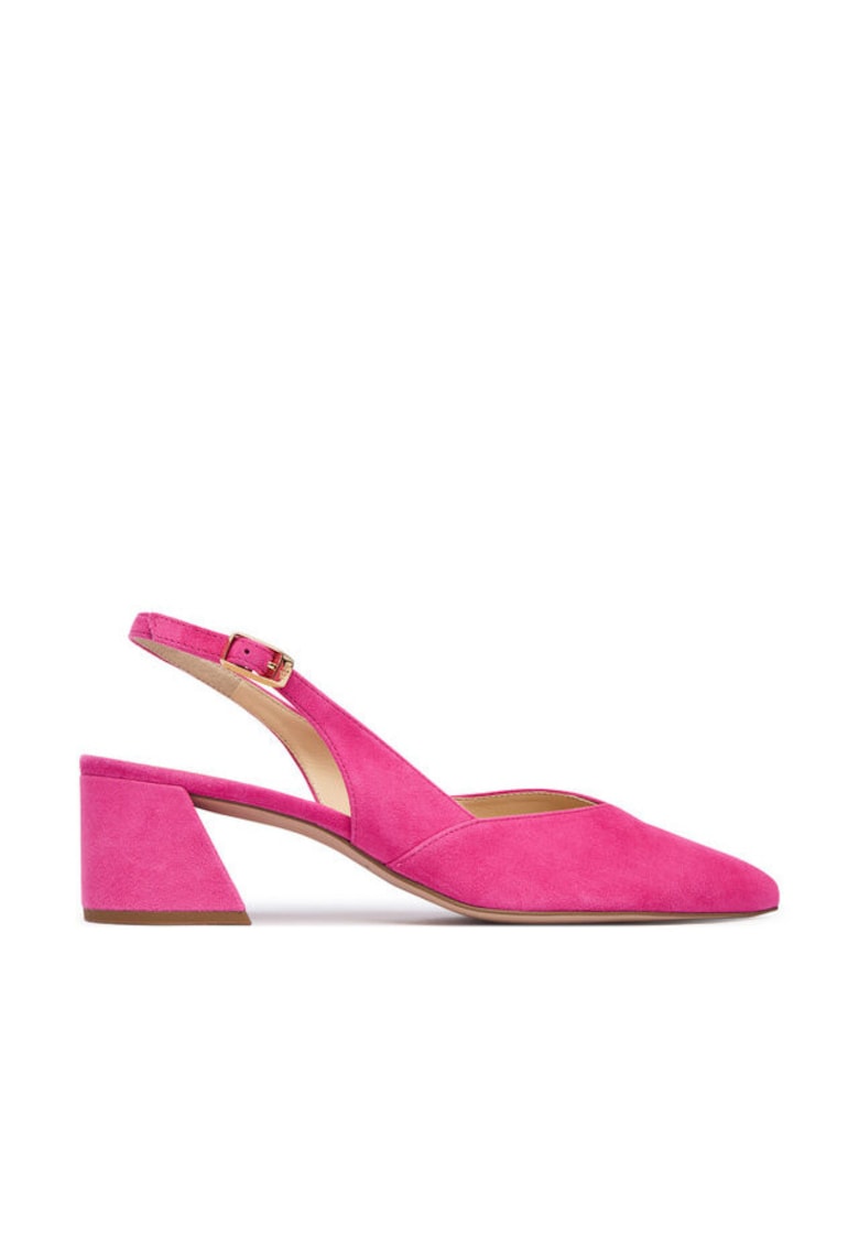 Pantofi dama - Hogl - cu toc clasic - roz - piele naturala
