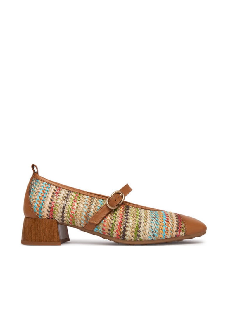 Pantofi dama - piele ecologica - maro