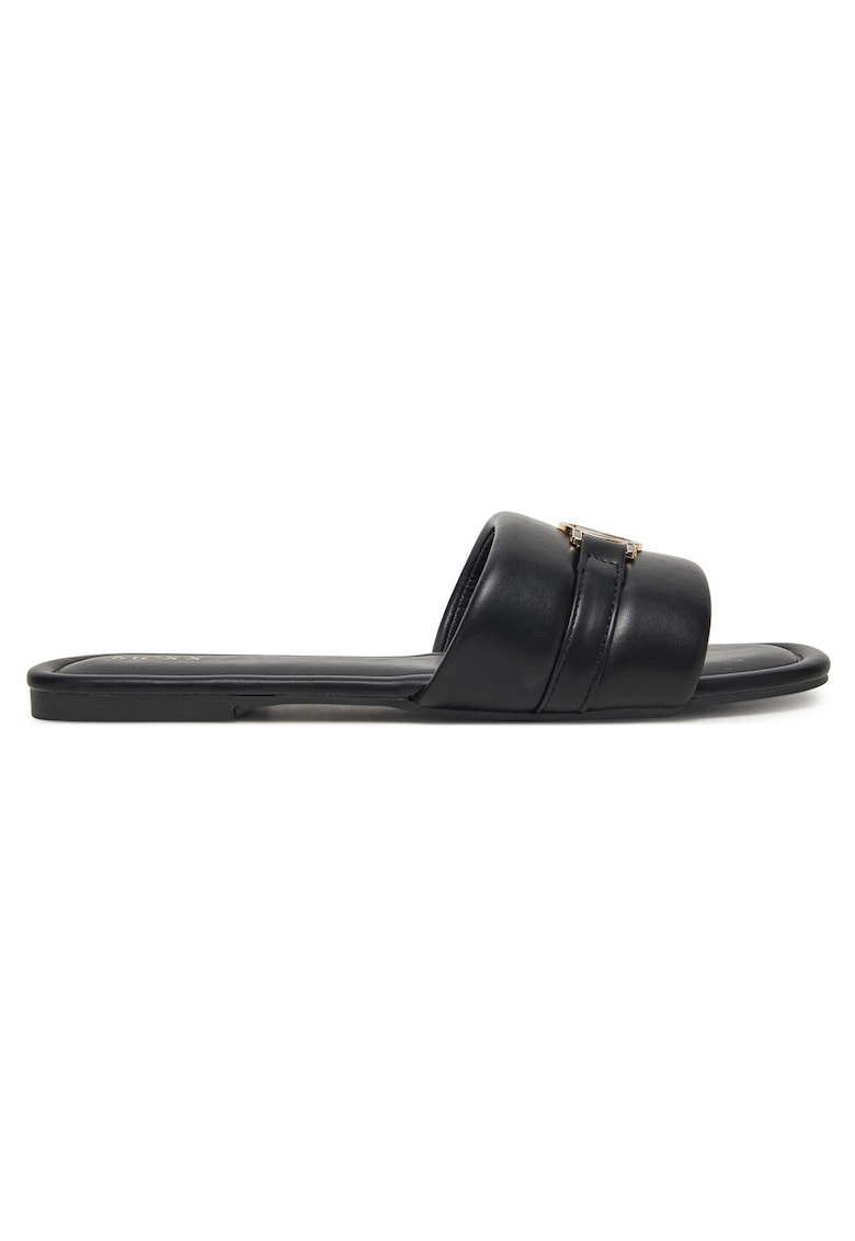 Papuci dama - negru - material sintetic - confortabili -