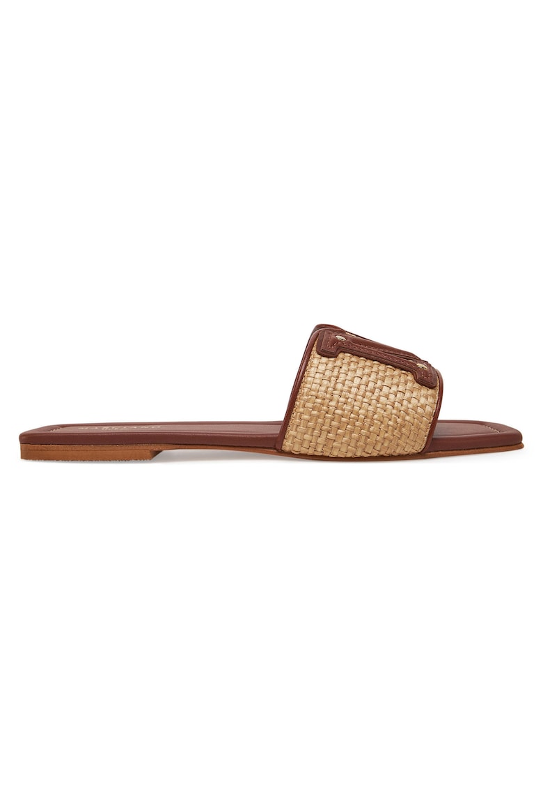 Papuci dama - Marciano Guess - piele naturala - maro -