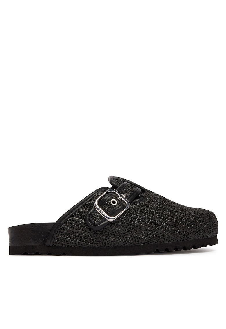 Papuci dama - plastic - negru