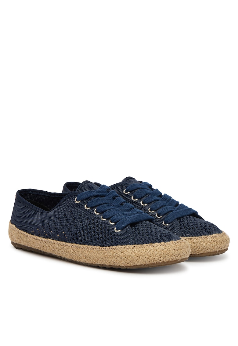 Espadrile dama - tesatura - albastru -