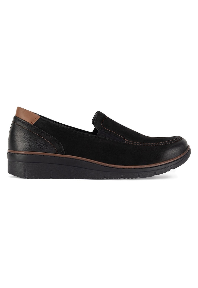 Pantofi dama - piele naturala - negru -