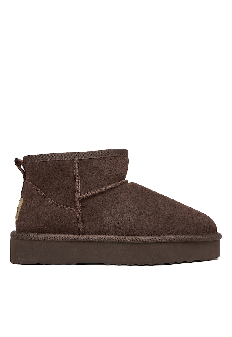 piele naturala - slip-on - maro - Maro