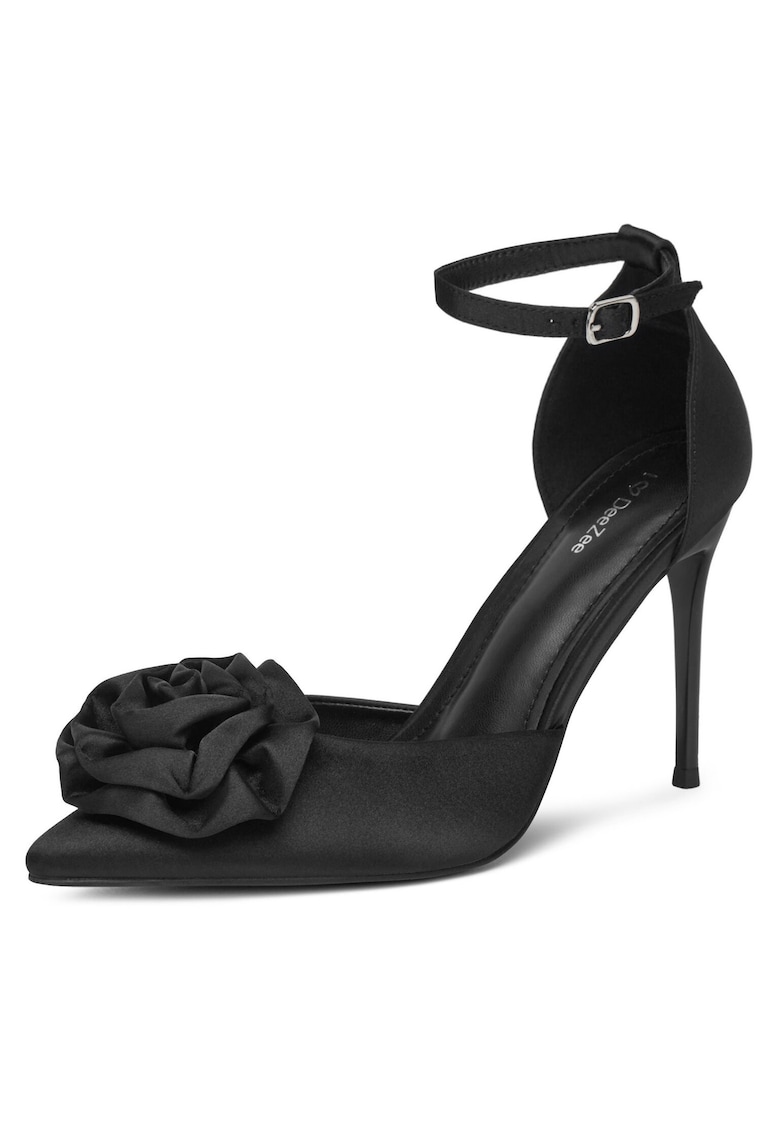 Pantofi cu toc subtire - negru - Negru