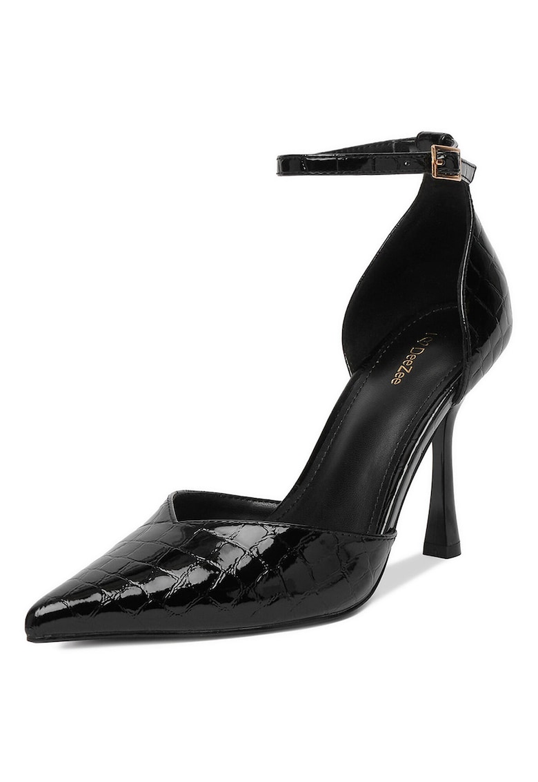 Pantofi dama - negru - sintetic - Negru