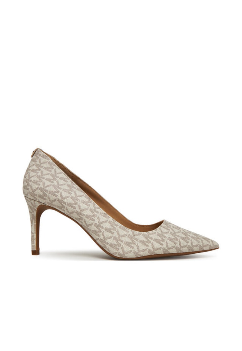 Pantofi dama - stiletto - bej - piele ecologica