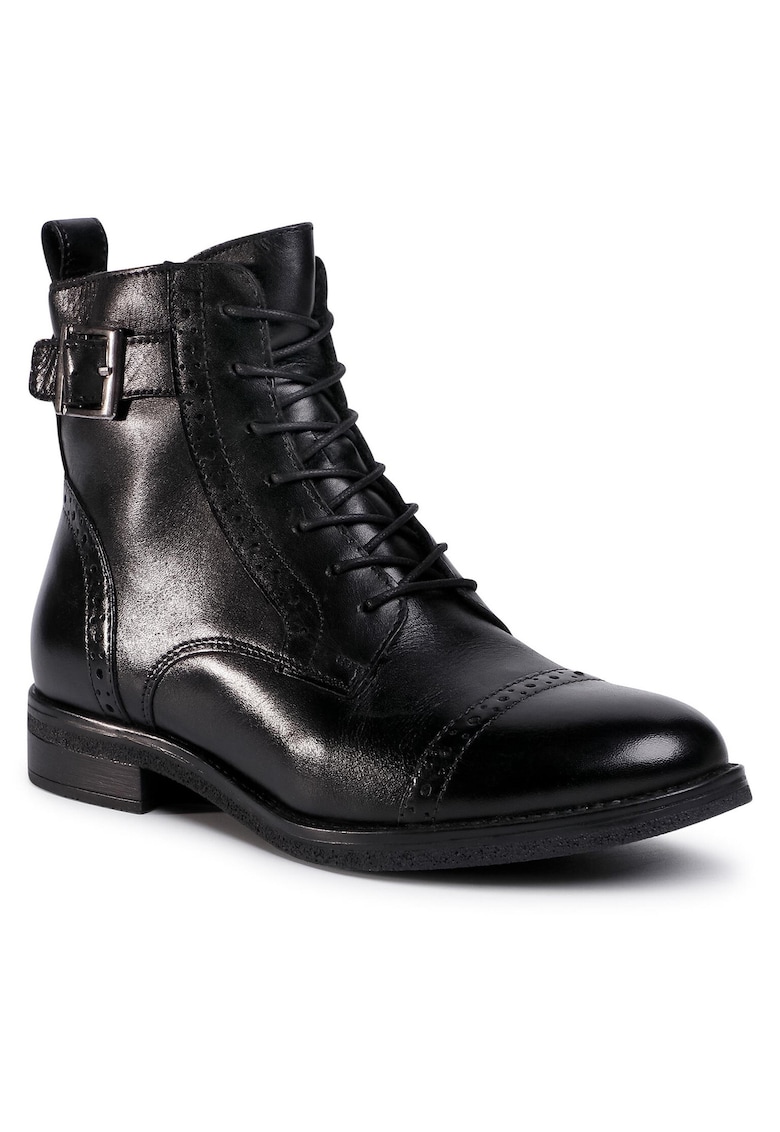 Pantofi dama - piele naturala - negru -