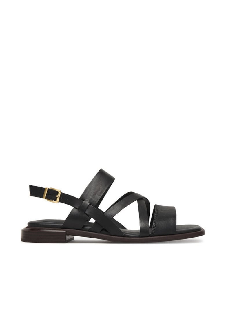Sandale dama piele naturala - negre
