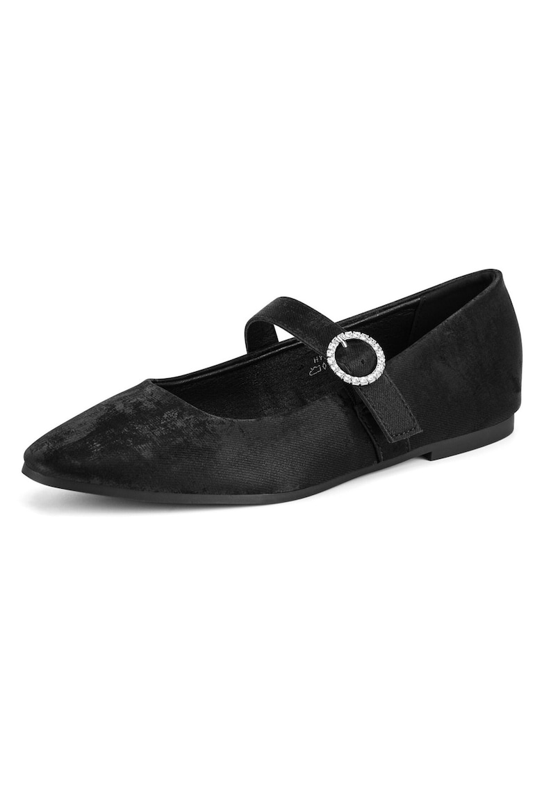 Balerini - material textil - negru - pentru femei -