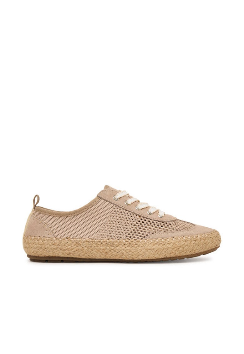 Espadrile dama - bej - material textil