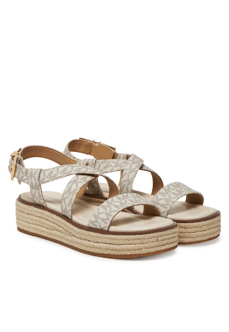 Espadrile de dama - tesatura - bej -