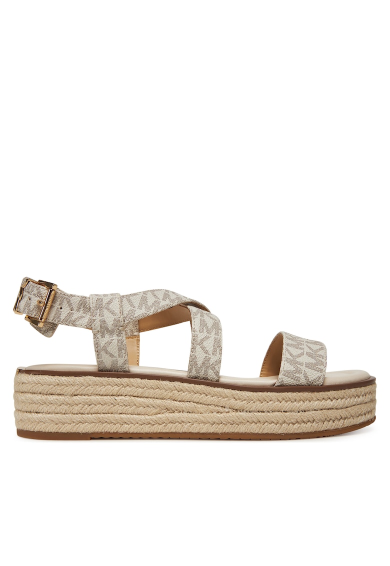 Espadrile pentru femei - tesatura - bej -