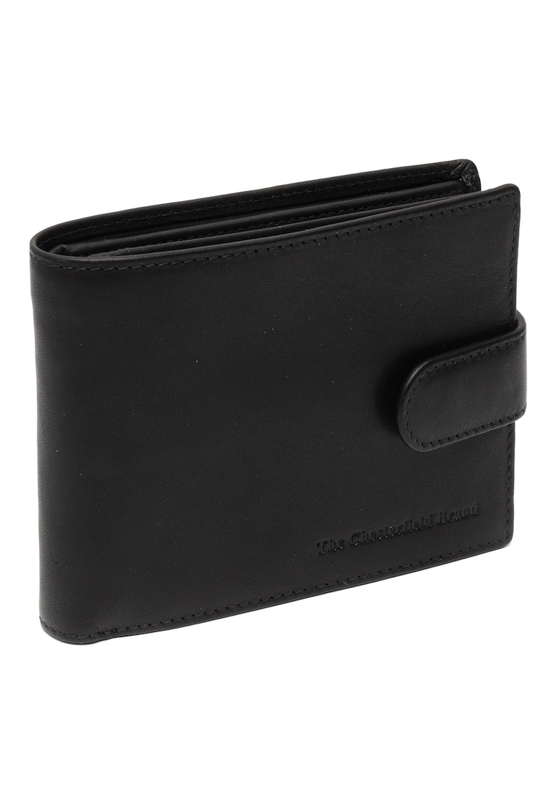 Portofel unisex piele naturala - Curtis - - Negru
