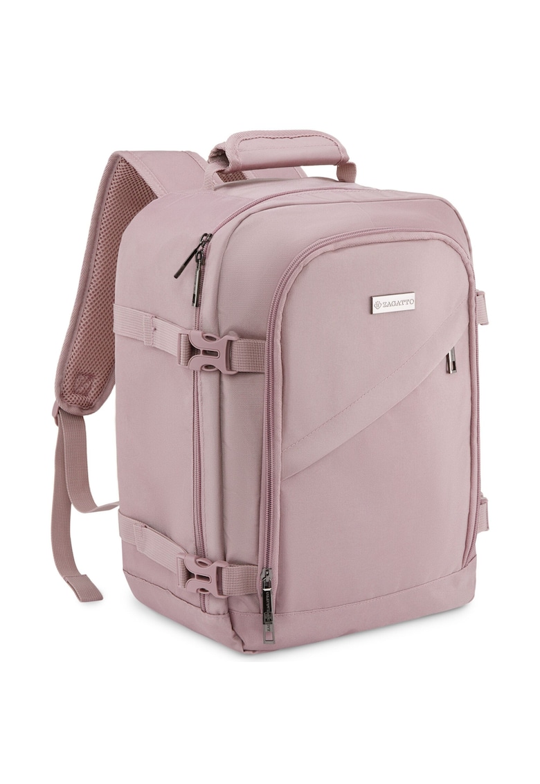 Rucsac de voiaj impermeabil cu curele de compresie - 24L - Roz deschis