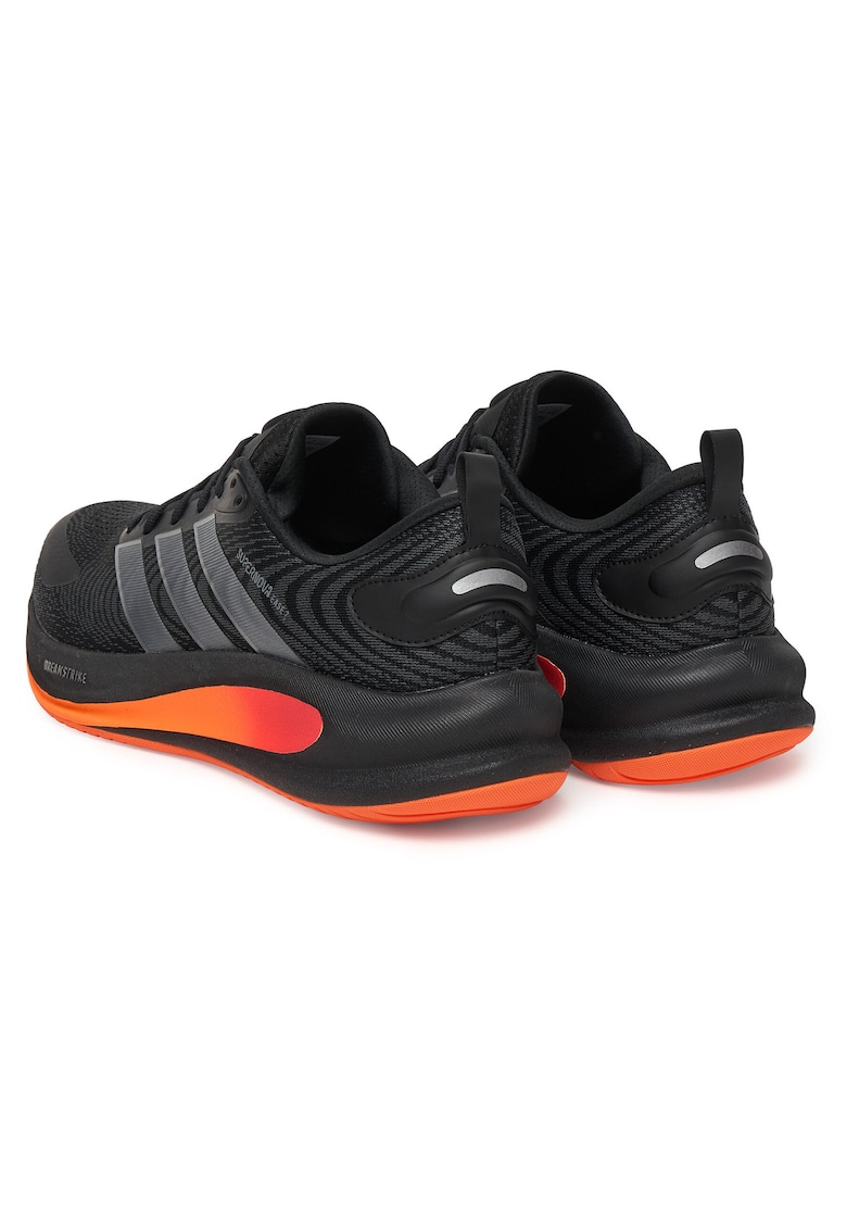 Pantofi sport barbati - alergare - material textil - negru/portocaliu