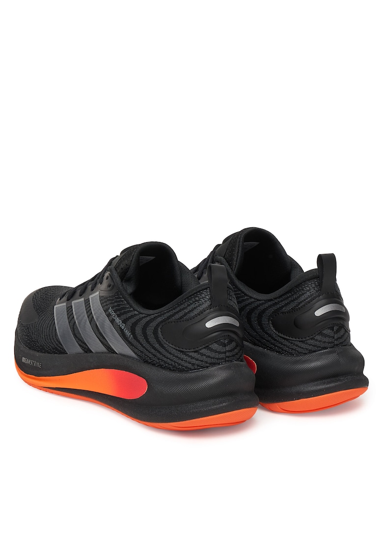 Pantofi sport barbati - alergare - material textil - negru/portocaliu