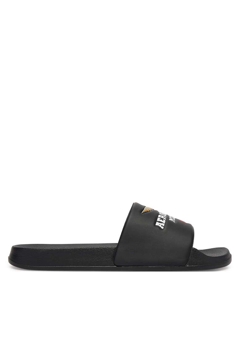 Slapi Barbati - plastic - negru