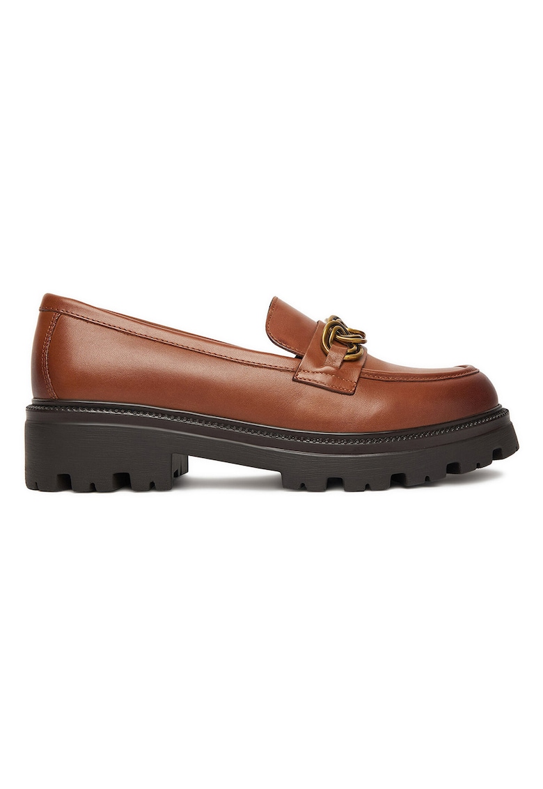 Mocasini dama - piele naturala - maro - confortabili -